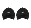 Rose Pair - His + Hers Caps (Pre-Order)