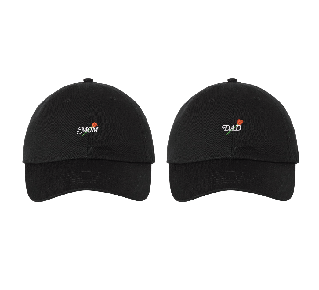 Rose Pair - His + Hers Caps (Pre-Order)