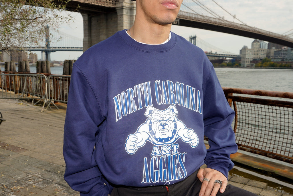 Retro North Carolina A&T Aggies Crewneck
