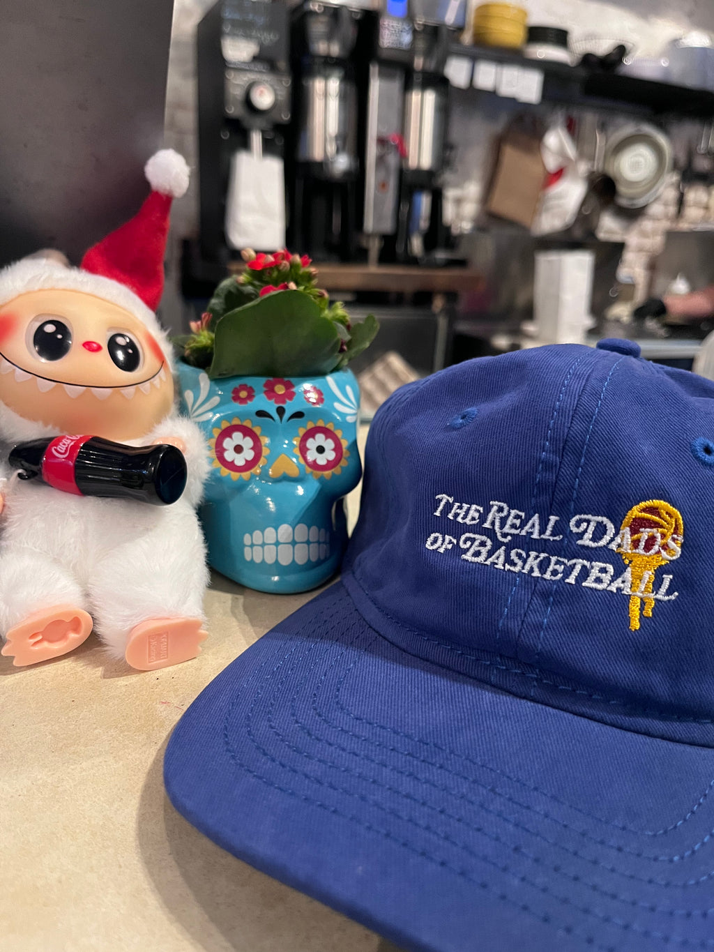 Real Dads BBall Cap - Orange and Blue