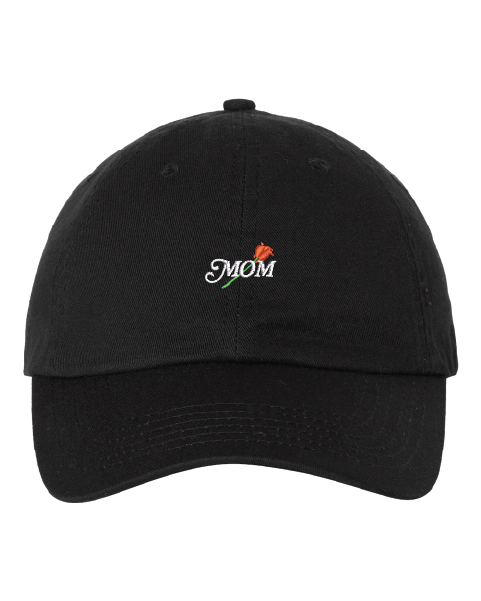 Mom Rose Cap - Black (Pre-Order)