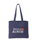 Navy Involved Auntie Tote