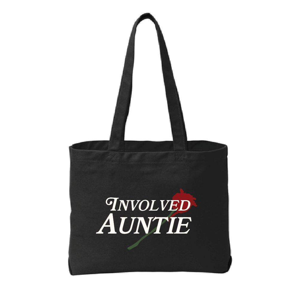 Black Involved Auntie Tote