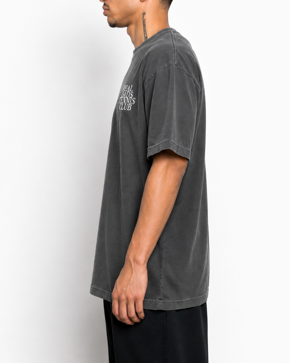 Real Dads Tennis Club Original T-Shirt — Faded Grey