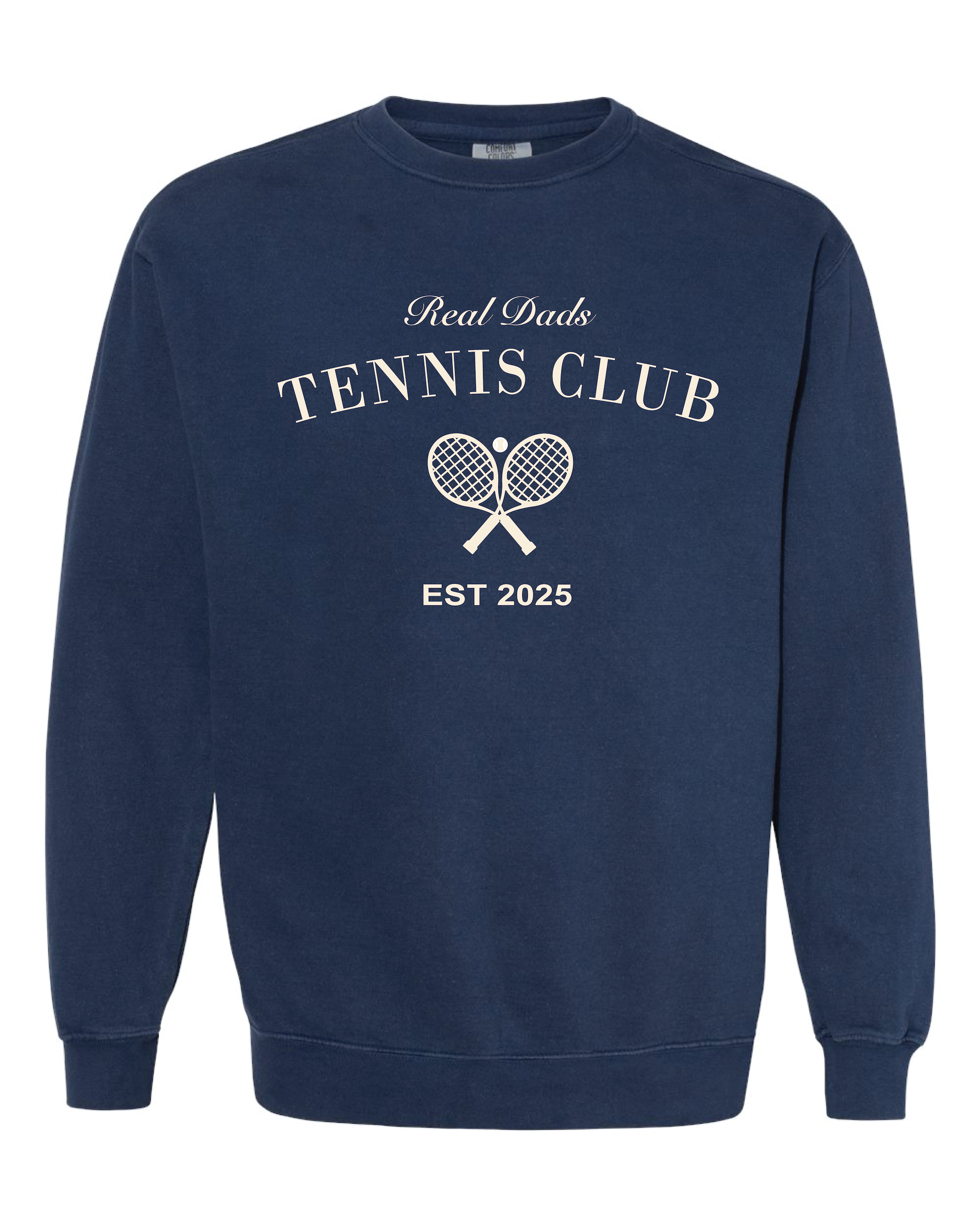Real Dads Tennis Club Heratige Crewneck