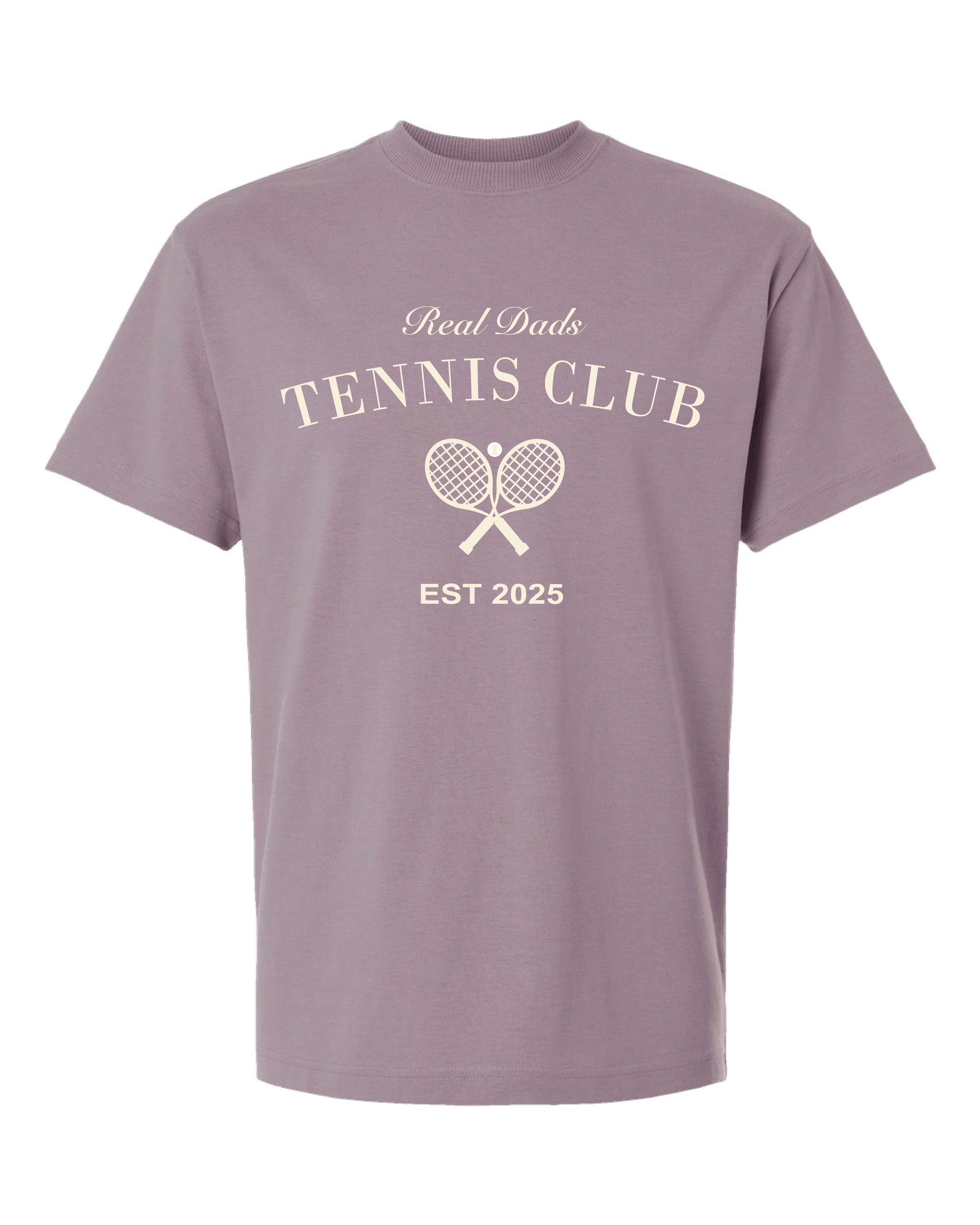 Real Dads Tennis Club Heritage T-Shirt Violet